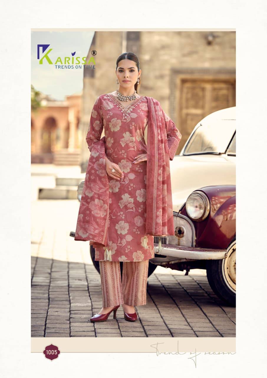 SUMMER VIBES By KARISSA 1001 To 1006 Series Designer Ethnic Wear Collection cotton Kurtis At Wholesale Price